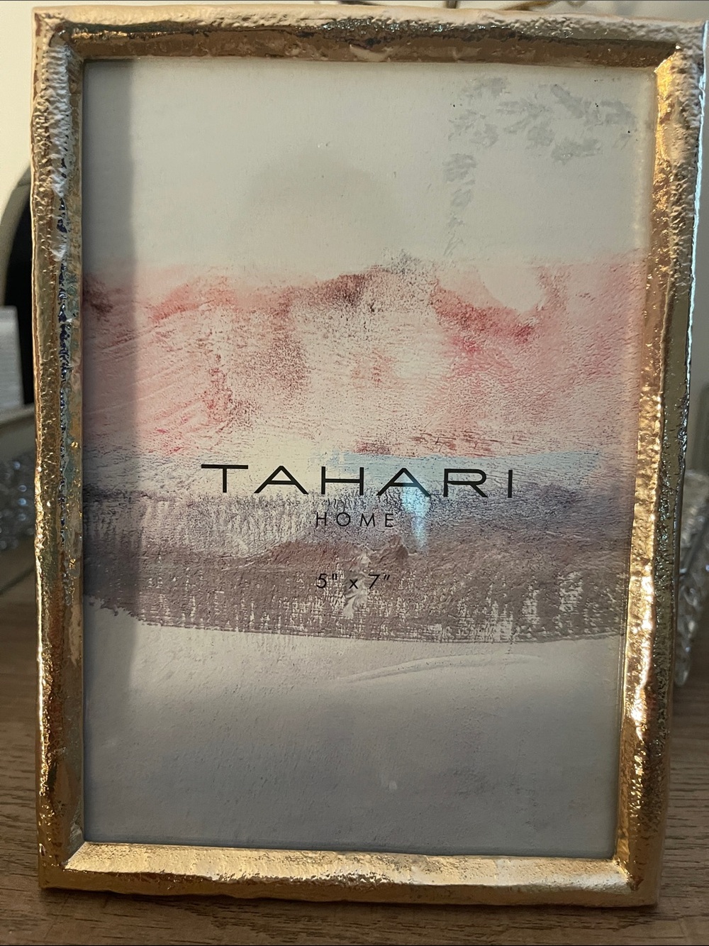 Tahari Gold Frame Abstract Wall Art - 5X7